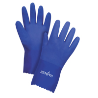 Ultra Flexible Gloves, Size X-Large/10, 12" L, PVC, Interlock Inner Lining, 45-mil Les Distributions ICE