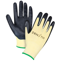 Gants r&eacute;sistants &agrave; la coupe avec prise sup&eacute;rieure, Taille Moyen/8, Calibre 13, Rev&ecirc;tement Mousse de nitrile, Enveloppe en Aramide, ANSI/ISEA 105 niveau 3/EN 388 niveau 5 Les Distributions ICE