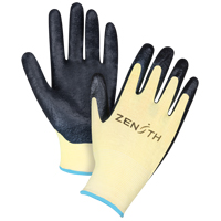 Gants r&eacute;sistants &agrave; la coupe avec prise sup&eacute;rieure, Taille T-Grand/10, Calibre 13, Rev&ecirc;tement Mousse de nitrile, Enveloppe en Aramide, ANSI/ISEA 105 niveau 3/EN 388 niveau 5 Les Distributions ICE
