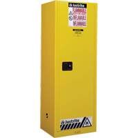 Sure-Grip&reg; EX Slimline Flammable Safety Cabinet, 22 gal., 1 Door, 23.25" W x 65" H x 18" D Les Distributions ICE