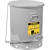Oily Waste Cans, FM Approved/UL Listed, 21 US gal., Silver Les Distributions ICE