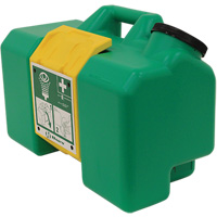 Poste de douche oculaire, Aliment&eacute; par gravit&eacute;, Capacit&eacute; 9 gal., Conformit&eacute; ANSI Z358.1 Les Distributions ICE