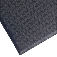 Cushion Select Mat, Diamond, 3' x 5' x 5/8", Charcoal, Nitrile/PVC Les Distributions ICE