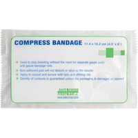 Pansements compressifs, embouts gaufr&eacute;s, Couper au besoin lo x 4-1/2" la Les Distributions ICE