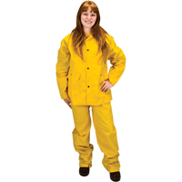 V&ecirc;tements imperm&eacute;ables RZ100, Polyester/PVC, Grand, Jaune Les Distributions ICE