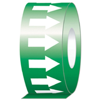 Pipe Marker, 108', White on Green Les Distributions ICE
