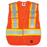 Open Road&reg; Tear Away Vest , High Visibility Orange, Polyester Les Distributions ICE