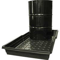 Drum Decks, 30.5" L x 57" W x 6" H, 33 US gal. Spill Capacity Les Distributions ICE