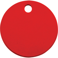 Blank Tags, Aluminum, 1.5" dia Les Distributions ICE