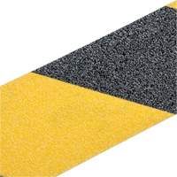 Premium Anti-Skid Tape, 2" x 60', Black & Yellow Les Distributions ICE