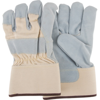 Leather Cut-Resistant Gloves, Size Large/9, 10 Gauge, HPPE Shell, ASTM ANSI Level A6/EN 388 Level F Les Distributions ICE