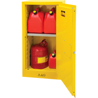 Armoire pour produits inflammables, 16 gal., 1 Porte(s), 23" La x 44" h x 18" p Les Distributions ICE