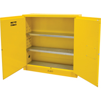 Armoire pour produits inflammables, 24 gal., 2 Porte(s), 43" La x 44" h x 12" p Les Distributions ICE