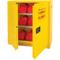 Armoire pour produits inflammables, 24 gal., 2 Porte(s), 43" La x 44" h x 12" p Les Distributions ICE