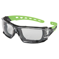 Lunettes de s&eacute;curit&eacute; s&eacute;rie Z2500 avec joint en mousse, Lentille Transparent, Anti-&eacute;gratignures, ANSI Z87+/R&eacute;pond ou surpasse la norme CSA Z94.3 Les Distributions ICE