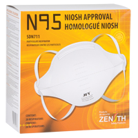 Respirateur contre les particules, N95, Certifi&eacute; NIOSH, Moyen/grand Les Distributions ICE