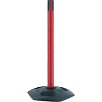 Single Line Heavy Duty Receiver Post, 38" High, Red Les Distributions ICE