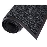 Tapis Astro-Plus, Poly&eacute;thyl&egrave;ne, Grattoir Type, Motif Textur&eacute;, 3-3/10' x 4', Charbon Les Distributions ICE