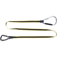 Heavy Duty Rail Tool Lanyard, Fixed Length, Dual Carabiner Les Distributions ICE