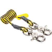 Coil Tool Tether, Coil, Dual Latch Les Distributions ICE