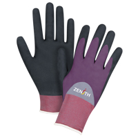 Gants enduits de premi&egrave;re qualit&eacute; ZX-2, 8/Moyen, R&ecirc;vetement Nitrile/Mousse de nitrile, Calibre 18, Enveloppe en Nylon Les Distributions ICE