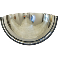 Miroir en d&ocirc;me 180°, Demi-d&ocirc;me, Dessus ferm&eacute;, Diam&egrave;tre 18" Les Distributions ICE
