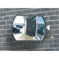 Miroir convexe rectangulaire/rond avec bras t&eacute;lescopique, 12" h x 18" la, Int&eacute;rieur/Ext&eacute;rieur Les Distributions ICE
