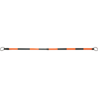 Retractable Cone Bar, 7' 5" Extended Length, Black/Orange Les Distributions ICE