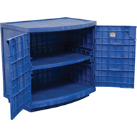 Polyethylene Corrosive/Acid Cabinet, 24 gal., 36" x 35" x 25" Les Distributions ICE