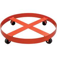 Poly-Collector Drum Dolly, 27.5" dia. x 5.5" H Les Distributions ICE