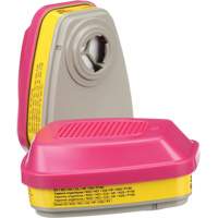 Cartouches pour respirateur s&eacute;rie 6000, Cartouche gaz/vapeur, Vapeurs organiques/Gaz acides/P100 Les Distributions ICE