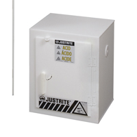 Solid Polyethylene Acid Cabinets, 6 x 0.66043 Gal., 17" x 22" x 17" Les Distributions ICE