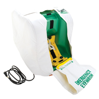 Poste de douche oculaire portable et chauff&eacute;, Aliment&eacute; par gravit&eacute;, Capacit&eacute; 16 gal., Conformit&eacute; ANSI Z358.1 Les Distributions ICE