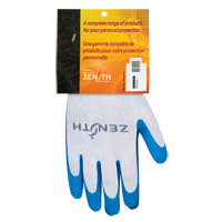 Natural Rubber Seamless Knit Coated Gloves, 7, Rubber Latex Coating, 10 Gauge, Polyester/Cotton Shell Les Distributions ICE