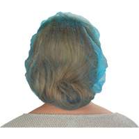 Bonnets bouffants non tiss&eacute;s, Polypropyl&egrave;ne, 21"/Grand, Bleu Les Distributions ICE