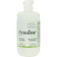 Saline Eyewash Bottles, Full Bottle, 16 oz. Les Distributions ICE