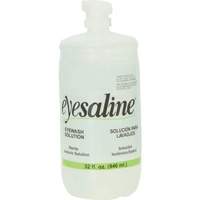 Saline Eyewash Bottles, Full Bottle, 32 oz. Les Distributions ICE