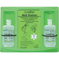 Saline Eyewash Wall Station, Double Les Distributions ICE