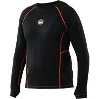 Maillots thermiques &agrave; manches longues, Hommes, Moyen, Noir Les Distributions ICE