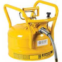 D.O.T. AccuFlow Safety Cans, Type II, Steel, 2.5 US gal., Yellow, FM Approved Les Distributions ICE