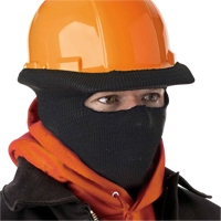 Coiffe extensibles &agrave; enfiler pour casques de s&eacute;curit&eacute;, Taille unique, Noir Les Distributions ICE
