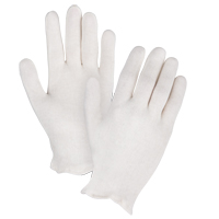Gants d'inspection de poids moyen, Poly/coton, Poignet &agrave; ourlet, Hommes Les Distributions ICE