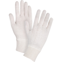 Gants d'inspection de poids moyen, Poly/coton, Poignet Poignet en tricot, Hommes Les Distributions ICE