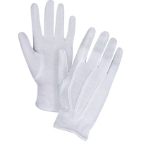 Gants pour serveur/parade, Coton, Poignet &agrave; ourlet, Petit Les Distributions ICE