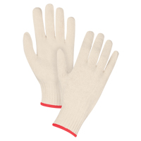 Standard-Duty String Knit Gloves, Poly/Cotton, 7 Gauge, Small Les Distributions ICE