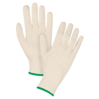 Standard-Duty String Knit Gloves, Poly/Cotton, 7 Gauge, Medium Les Distributions ICE