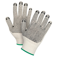 Gants tricot&eacute;s de poids lourd &agrave; deux c&ocirc;t&eacute;s avec pois, Poly/coton, Deux c&ocirc;t&eacute;s, Calibre 7, Moyen Les Distributions ICE