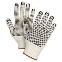 Gants tricot&eacute;s de poids lourd &agrave; deux c&ocirc;t&eacute;s avec pois, Poly/coton, Deux c&ocirc;t&eacute;s, Calibre 7, Grand Les Distributions ICE