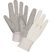 Gants en toile de coton &agrave; pois sur la paume, 8 oz, Petit Les Distributions ICE