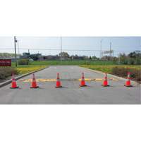 Traffic Cone, 28", Orange, 4" & 6" Reflective Collar(s) Les Distributions ICE